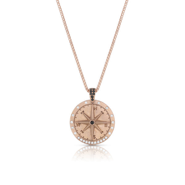 in rose gold with white and black diamonds <span class='visuallyhidden'>Call, text 323-404-2959 for shopping help.</span>